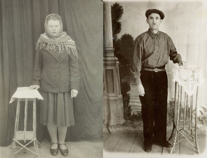 Вот почему на старых фотографиях руку клали на плечо. Никогда бы не додумался!