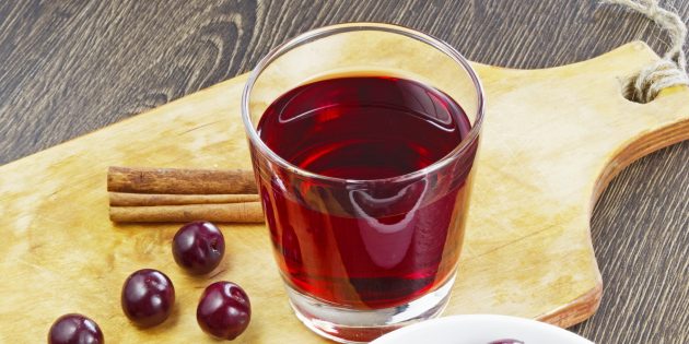 Вишнёвый сок Полезные напитки перед сном: вишнёвый сок
