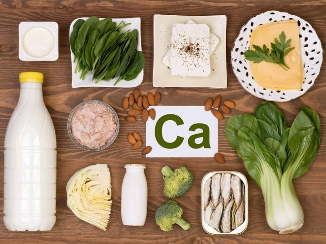 Продукты с кальцием