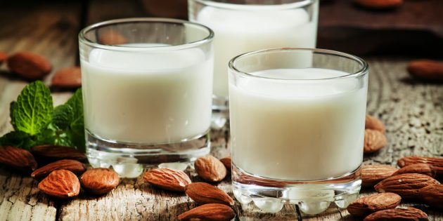Миндальное молоко Полезные напитки перед сном: миндальное молоко