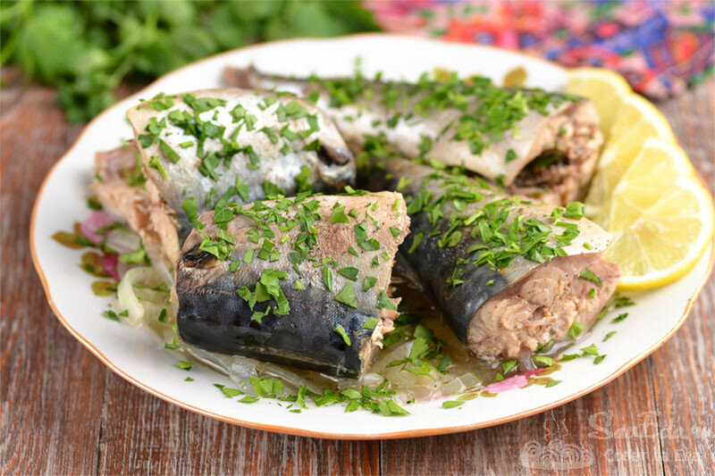Скумбрия за 10 минут без обжаривания и запекания. Ну очень вкусно !