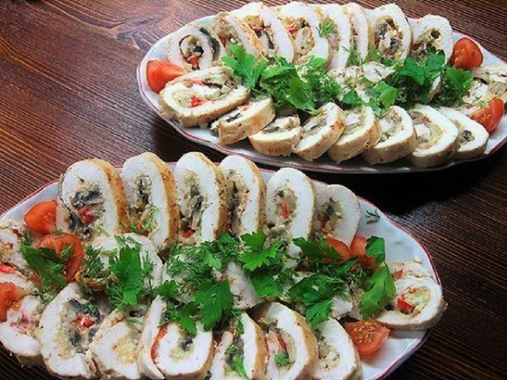 Вкусные закуски на на вашем столе в эту субботу.