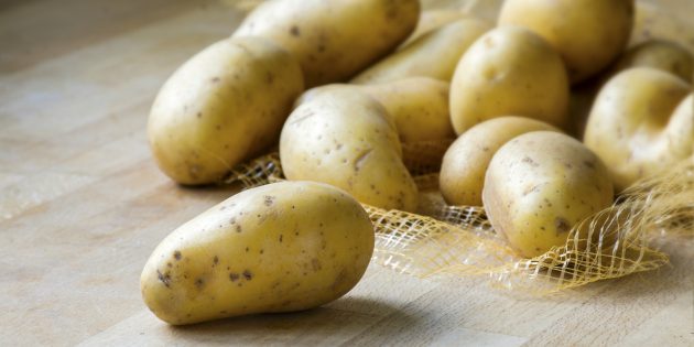 Картофель Продукты, содержащие йод: картофель