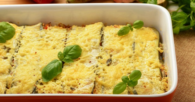 Аппетитная лазанья из кабачков с курицей Аппетитная лазанья из кабачков с курицей