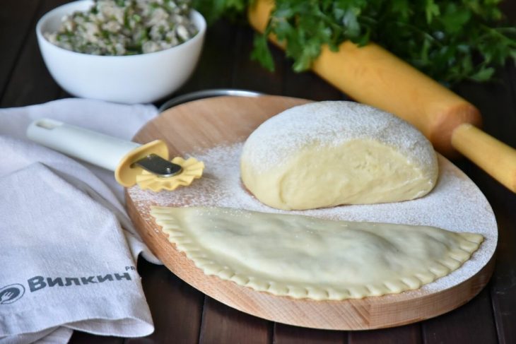 Тесто на чебуреки с пузырьками Тесто на чебуреки с пузырьками