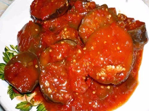 Вкусная и пикантная закуска из баклажан на зиму. Приготовить совсем несложно
