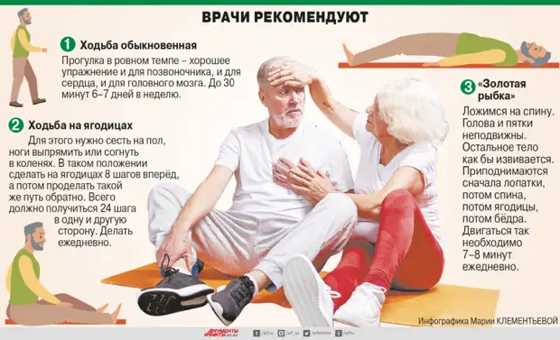 3 упражнения от инфаркта