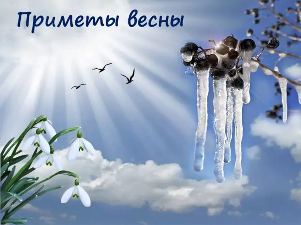Народные приметы весны